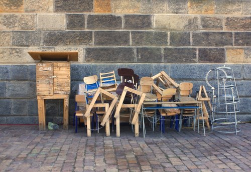 Professional furniture clearance team at work in Tooting